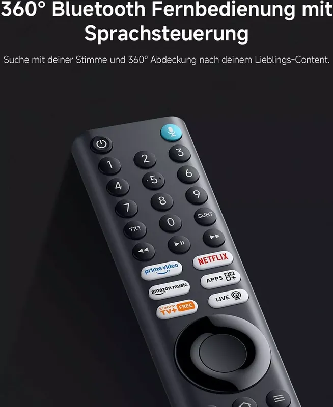 Xiaomi TV F Pro 32, 32 Zoll (81 cm), QLED, Smart TV, Fire OS7, Triple Tuner DVB-C/S/S2/T/T2,Dolby Audio™, DTS Virtual:X, DTS-HD, Sprachsteuerung mit Alexa, Kompatibel mit Apple AirPlay (4 von 9)
