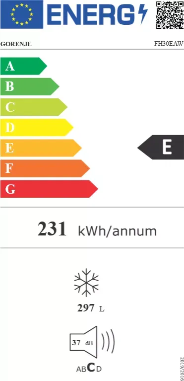 Gorenje FH30EAW Gefriertruhe 297L (4 von 4)