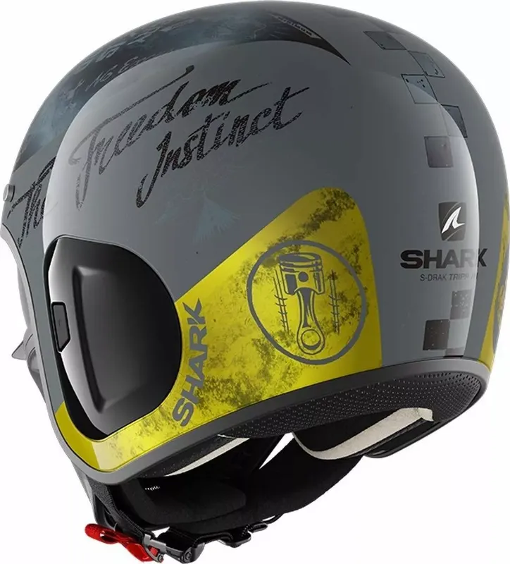 Shark S-Drak 2 Helm Tripp in Gloss Black Orange KOO (4 von 19)