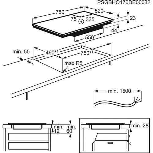 Electrolux EIL83443BW Induktionskochfeld (4 von 4)