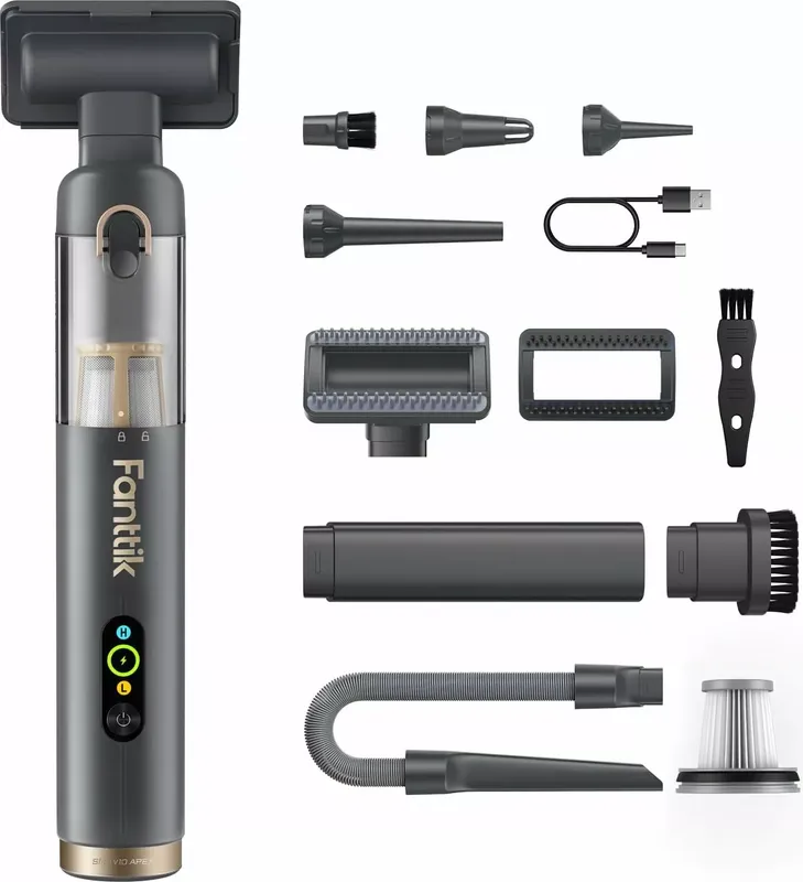 Fanttik Slim V10 Apex: Kabelloser 4-in-1 Handstaubsauger mit 19000 Pa Saugkraft (4 von 10)