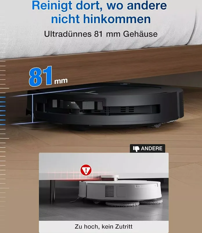 ECOVACS DEEBOT T50 PRO OMNI GEN2 Saugroboter (4 von 10)