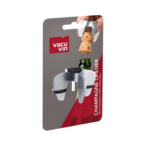 Vacu Vin Champagneröffner in Silber (4 von 4)