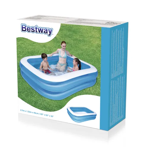 Bestway Deluxe Rechteckiger Aufblasbarer Pool 211 x 132 cm (3 von 3)