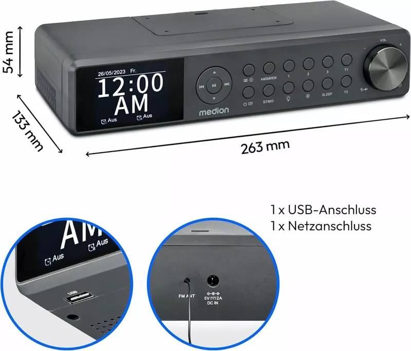 MEDION P66750 Küchen Unterbauradio (4 von 23)