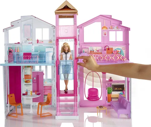 Barbie Traumvilla Stadthaus mit 3 Etagen (4 von 7)