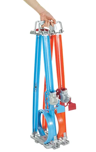 HOT WHEELS Zweispurige Looping Rennstrecke mit 2 Fahrzeugen (4 von 7)