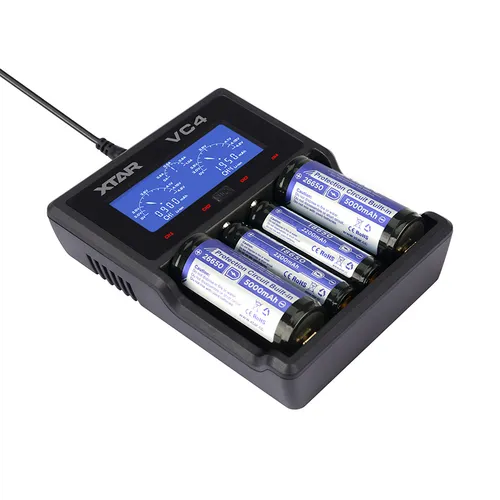 Xtar VC4 USB Akku-Ladegerät mit 4 Ladeschächten (4 von 9)