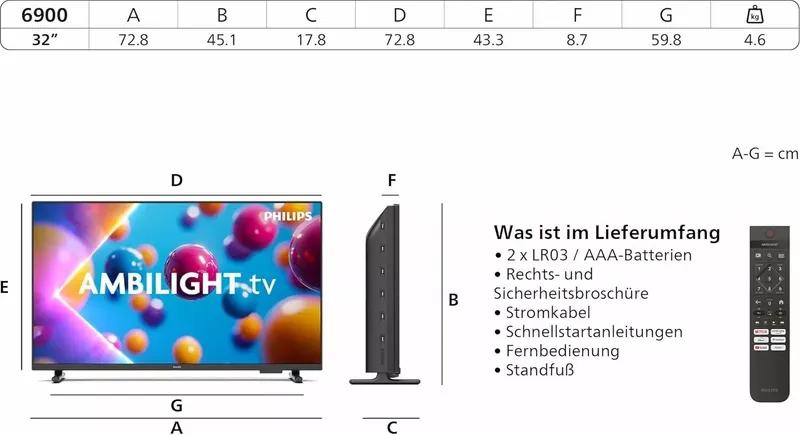 Philips 32PFS6900 HD LED Smart TV (4 von 9)