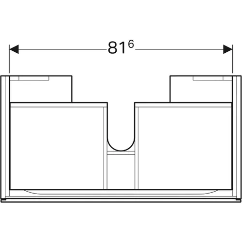 Keramag / Geberit Xeno² Waschtischunterschrank mit Beleuchtung (4 von 6)