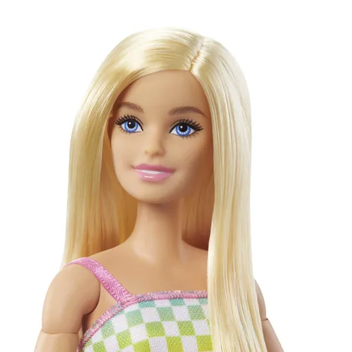Barbie Fashionista-Puppe mit Rollstuhl und Regenbogen-Jumpsuit (4 von 7)