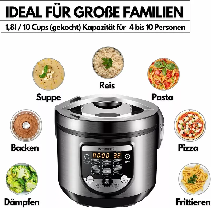 18in1 Multikocher 900 Watt (4 von 10)
