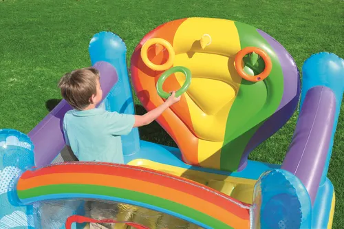 Bestway® 52269 Trampolin Regenbogen Hüpfburg In-Out 175 x 173 x 137 cm (31 von 36)