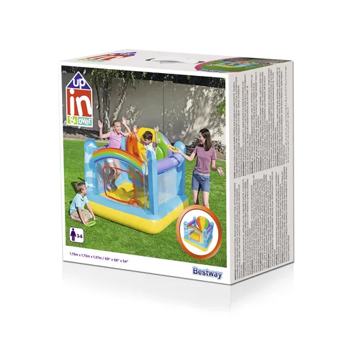 Bestway® 52269 Trampolin Regenbogen Hüpfburg In-Out 175 x 173 x 137 cm (36 von 36)