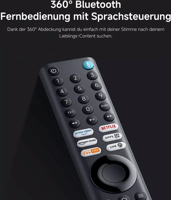 Xiaomi TV F Pro 75(190 cm), 4K UHD QLED, Smart TV, Fire OS8, Triple Tuner DVB-C/S/S2/T/T2,HDR10+, 60Hz mit 120Hz Game Boost Mode,MEMC,Sprachsteuerung mit Alexa,2GB+32GB,Kompatibel mit Apple AirPlay (5 von 12)