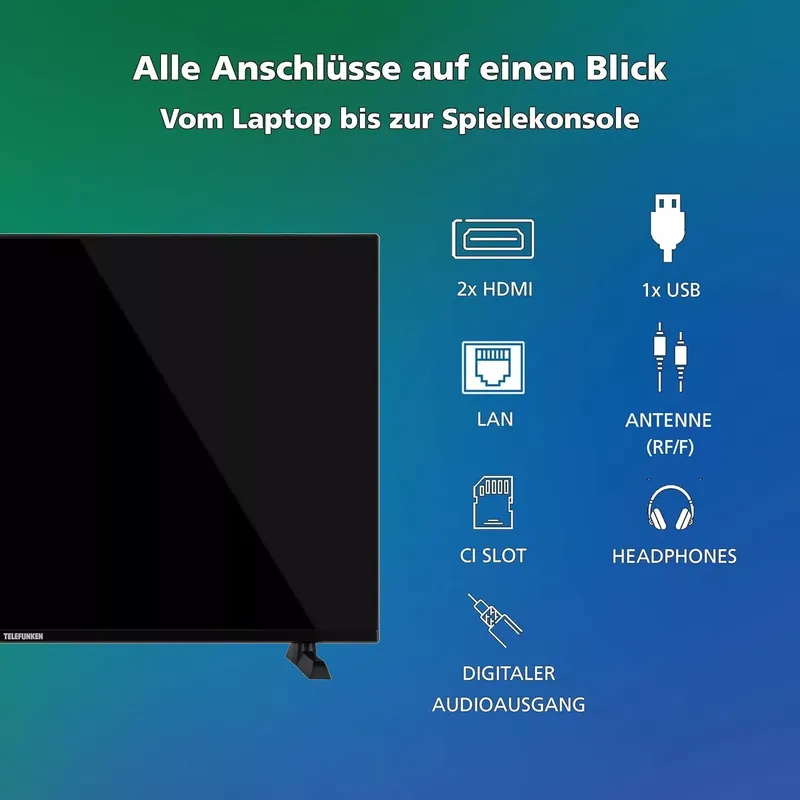 Telefunken QLED 32 Zoll Smart TV (4 von 6)