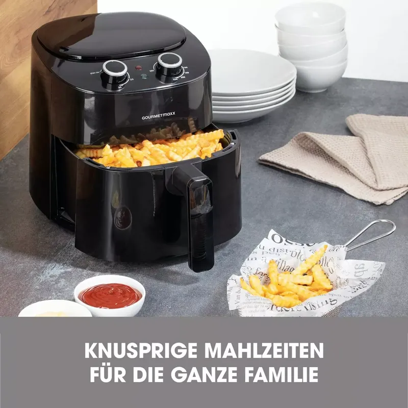 GOURMETmaxx Heißluft-Fritteuse Mechanisch 4,5 l (5 von 8)
