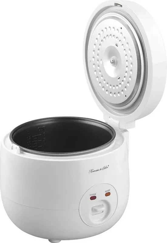 Reiskocher mit Warmhalte-Funktion & Dampfgar-Einsatz, 1,2 Liter, 500 W (5 von 8)