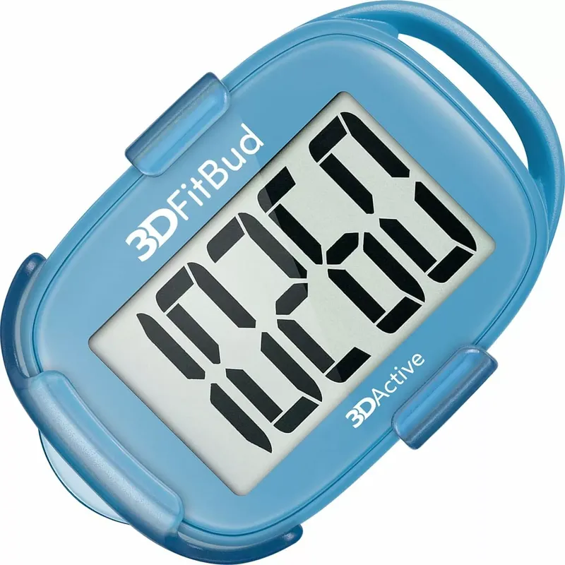 3DFitBud Simple Step Counter Walking 3D Pedometer von 3DActive mit Clip und Trageband – A420S – Pflaume (5 von 8)