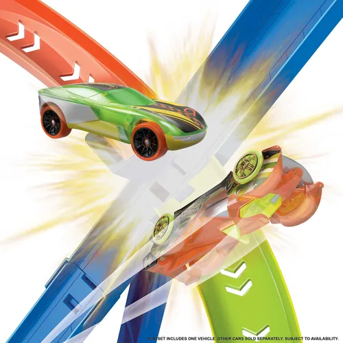 Hot Wheels Action Spiral Rennbahn Tornado HJT51 (5 von 7)