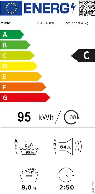 Miele TSC 643 WP EcoSpeed Wärmepumpentrockner (5 von 5)