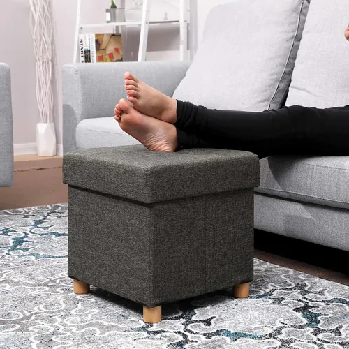 SONGMICS Sitzhocker mit Stauraum (5 von 8)