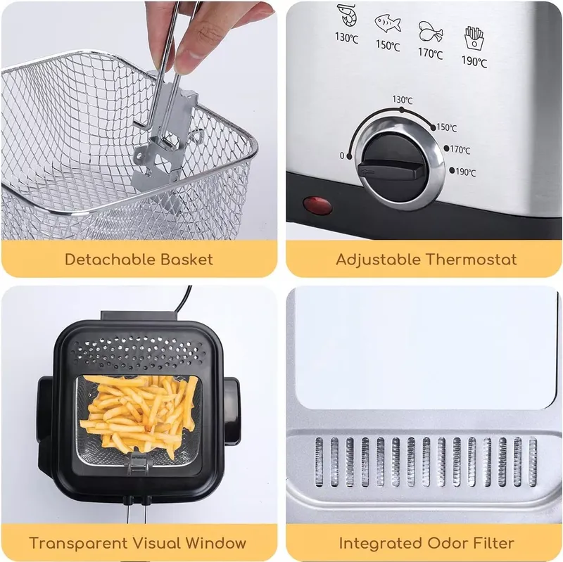 Aigostar Mini Fritteuse 1,5L (5 von 8)