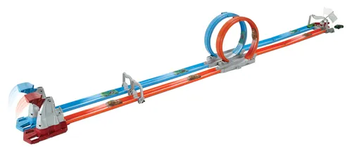 HOT WHEELS Zweispurige Looping Rennstrecke mit 2 Fahrzeugen (5 von 7)