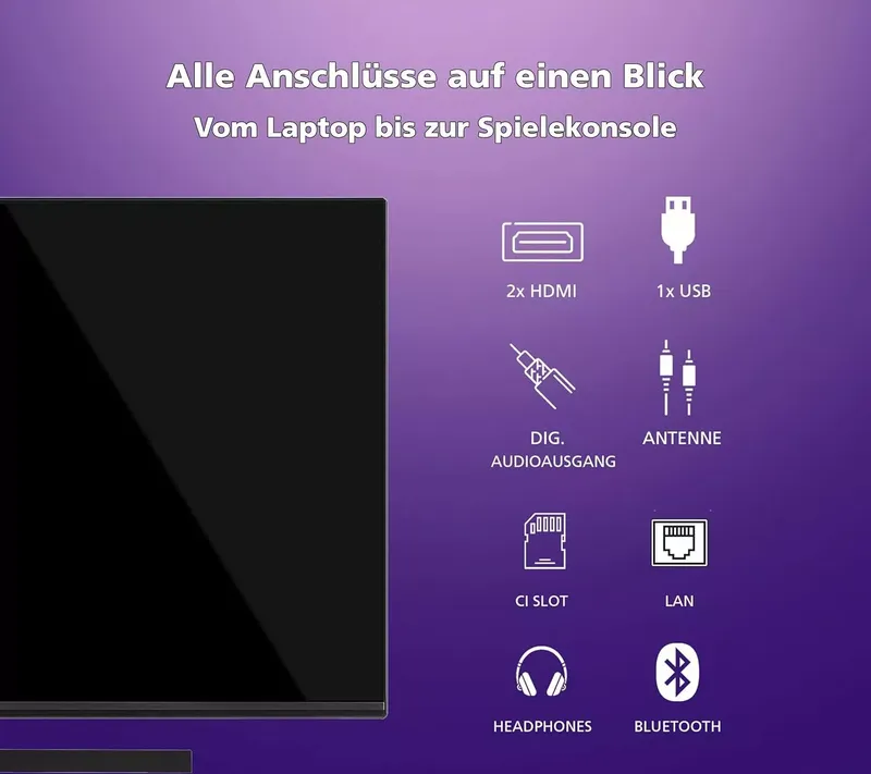 JVC QLED TV 40 Zoll Full HD Smart Fernseher (5 von 8)