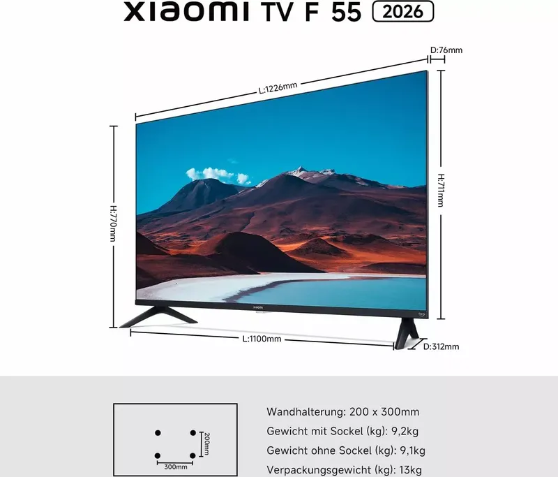 Xiaomi 55 Zoll 4K UHD Smart TV mit Fire OS8 (5 von 12)