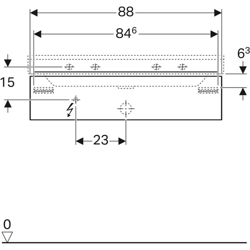 Keramag / Geberit Xeno² Waschtischunterschrank mit Beleuchtung (5 von 6)