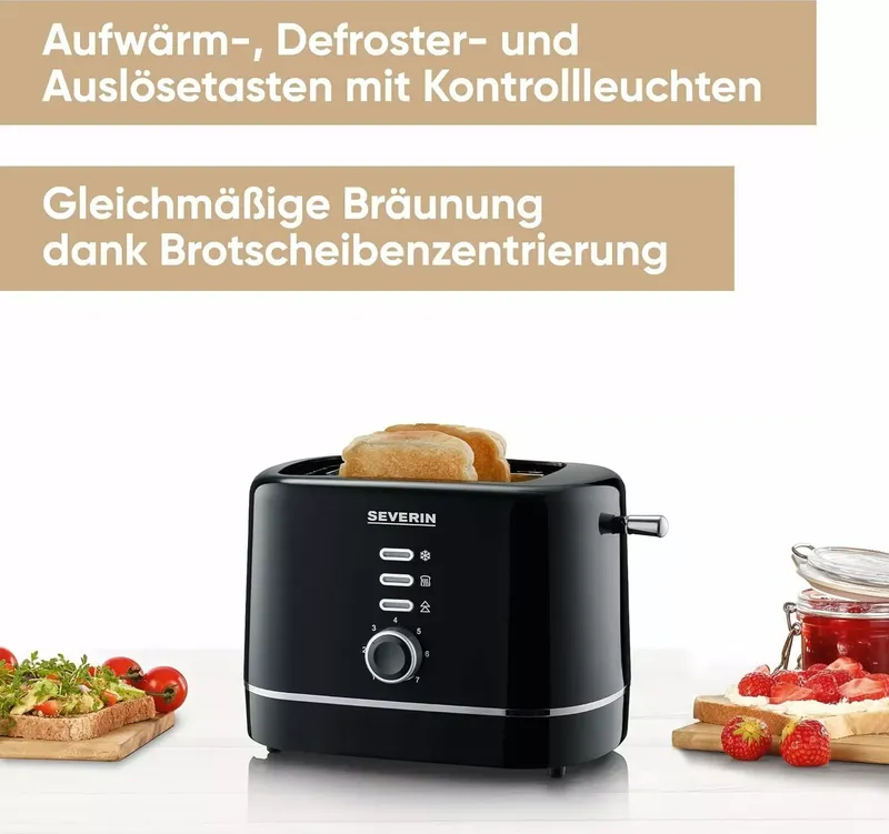 SEVERIN AT 4324 Toaster weiß (5 von 9)