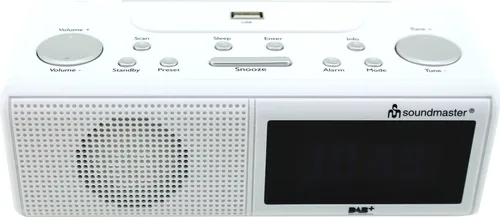 Soundmaster Radiowecker UR8350WE, DAB+ / UKW, USB (5 von 5)