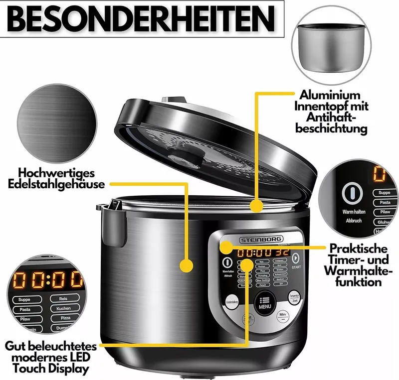 18in1 Multikocher 900 Watt (5 von 10)