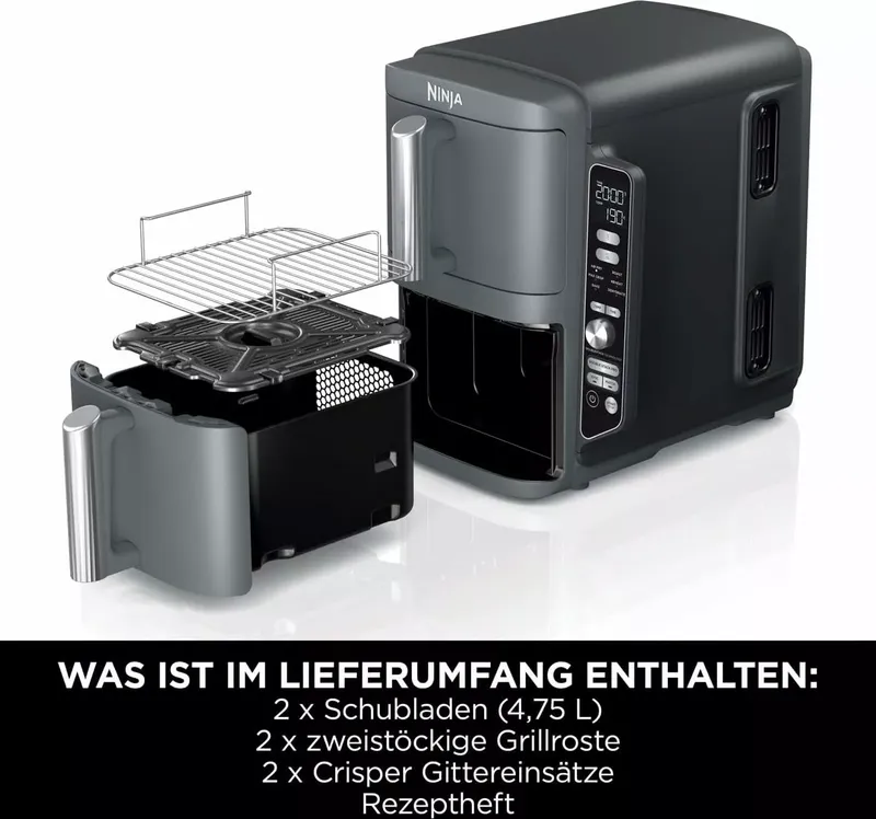NINJA Heißluftfritteuse Double Stack XL (6 von 13)