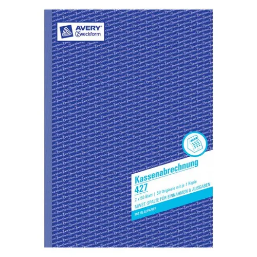 AVERY Zweckform Kassenbuch EDV Formularbuch 426 (6 von 7)