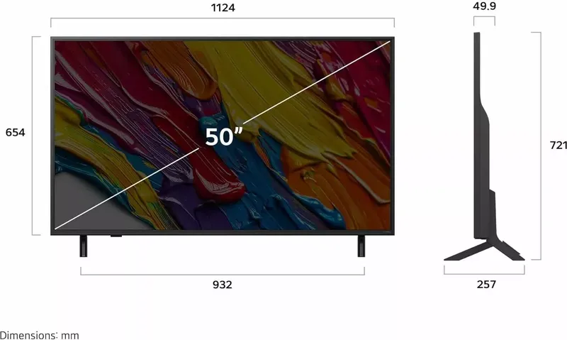 LG 50QNED82A6B 50 Zoll 4K QNED AI TV (6 von 13)