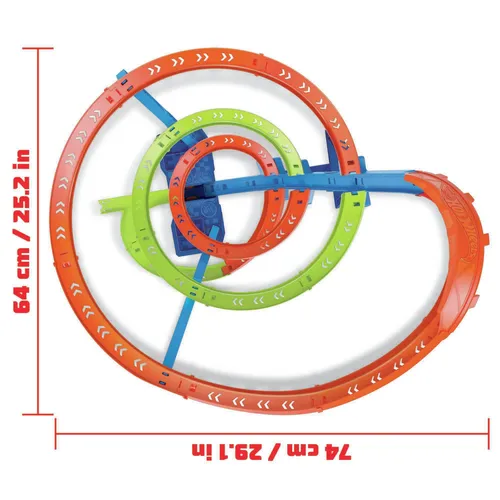 Hot Wheels Action Spiral Rennbahn Tornado HJT51 (6 von 7)