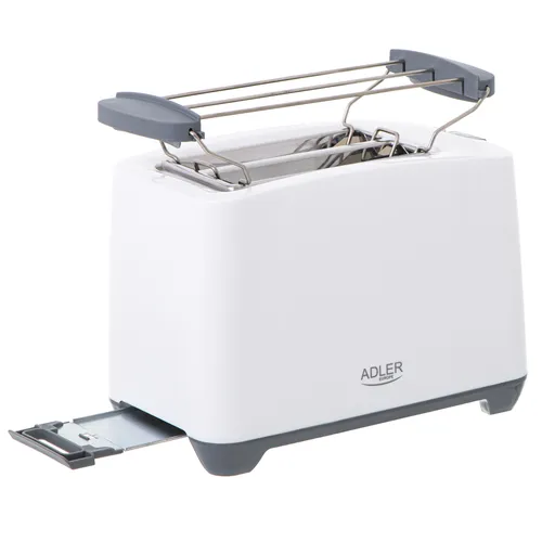 Adler AD 3216 Toaster in Weiß, mit Brötchenaufsatz, Auftaufunktion und Abschaltautomatik (6 von 12)