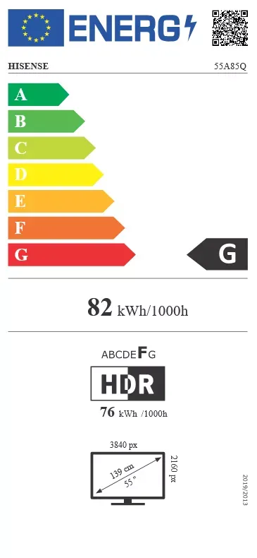 HISENSE 55A85Q 4K OLED TV (6 von 6)