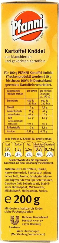 Pfanni Kartoffel Knödel Halb und Halb 400g (6 von 8)