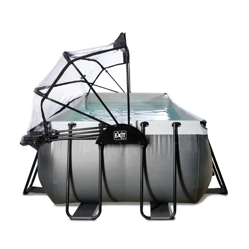 Framepool EXIT mit multifunktionaler Poolabdeckung, schwarz, 250x540x122 cm (6 von 7)