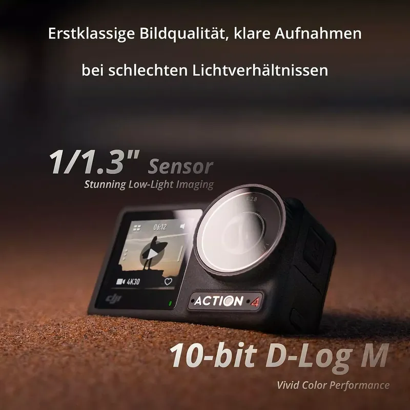 DJI Osmo Action 4 Essential-Combo – 4K Action-Kamera mit 1/1,3-Zoll-Sensor (6 von 10)