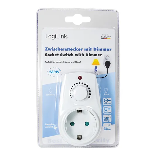 LOGILINK REV Steckdosen-Dimmer PA0151, 40...280 W (6 von 7)