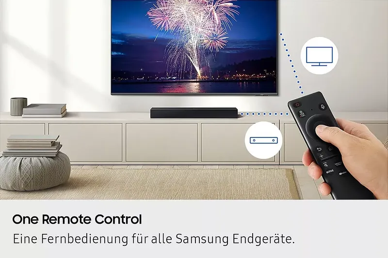SAMSUNG HW-B410GF/ZG Soundbar, Titan Schwarz (6 von 8)