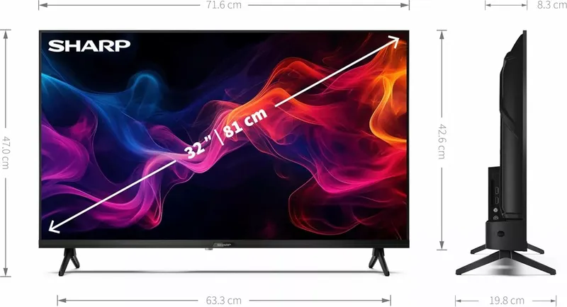 SHARP LED-TV Smart 32GF2265E, 81 cm (32