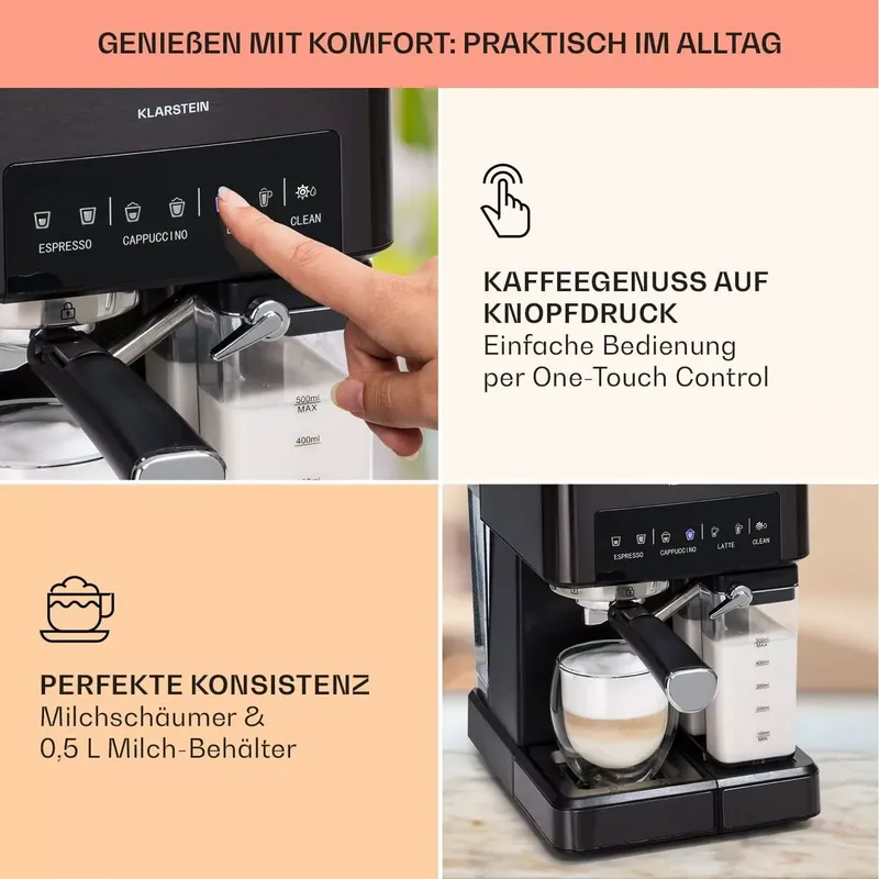 Klarstein Filterkaffeemaschine 1.8l, 1350 W, 20 Bar LED (6 von 9)