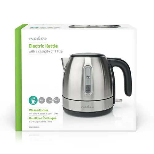 Edelstahl Wasserkocher 1l 2150W mit 360° Drehbasis (6 von 8)