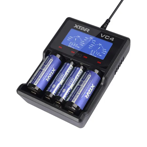 Xtar VC4 USB Akku-Ladegerät mit 4 Ladeschächten (6 von 9)