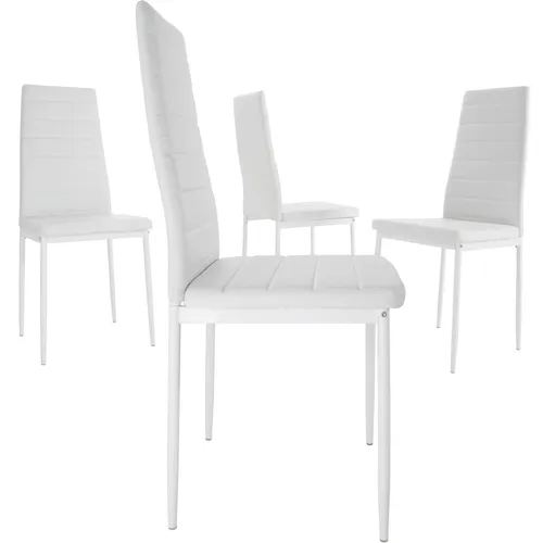 tectake® 5-teiliges Esszimmergruppe mit Kunstlederbezug (6 von 12)